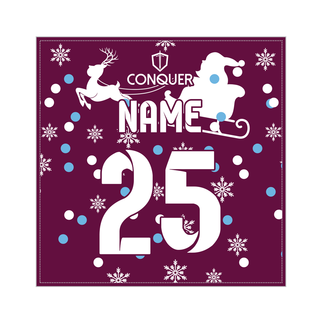 Evans & Williams Sports Club Christmas Cushion