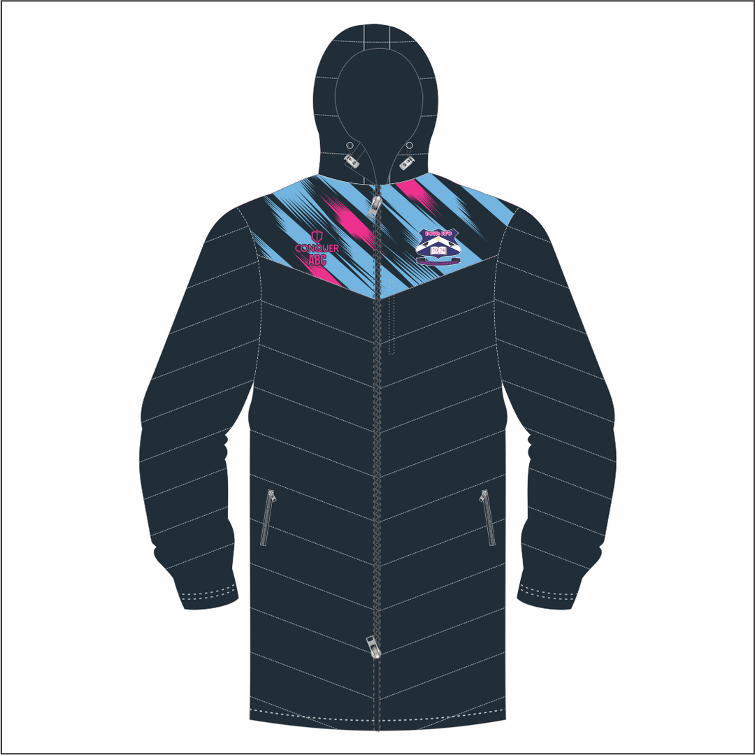Trebanos Bows RFC Long Puffy Jacket Kids