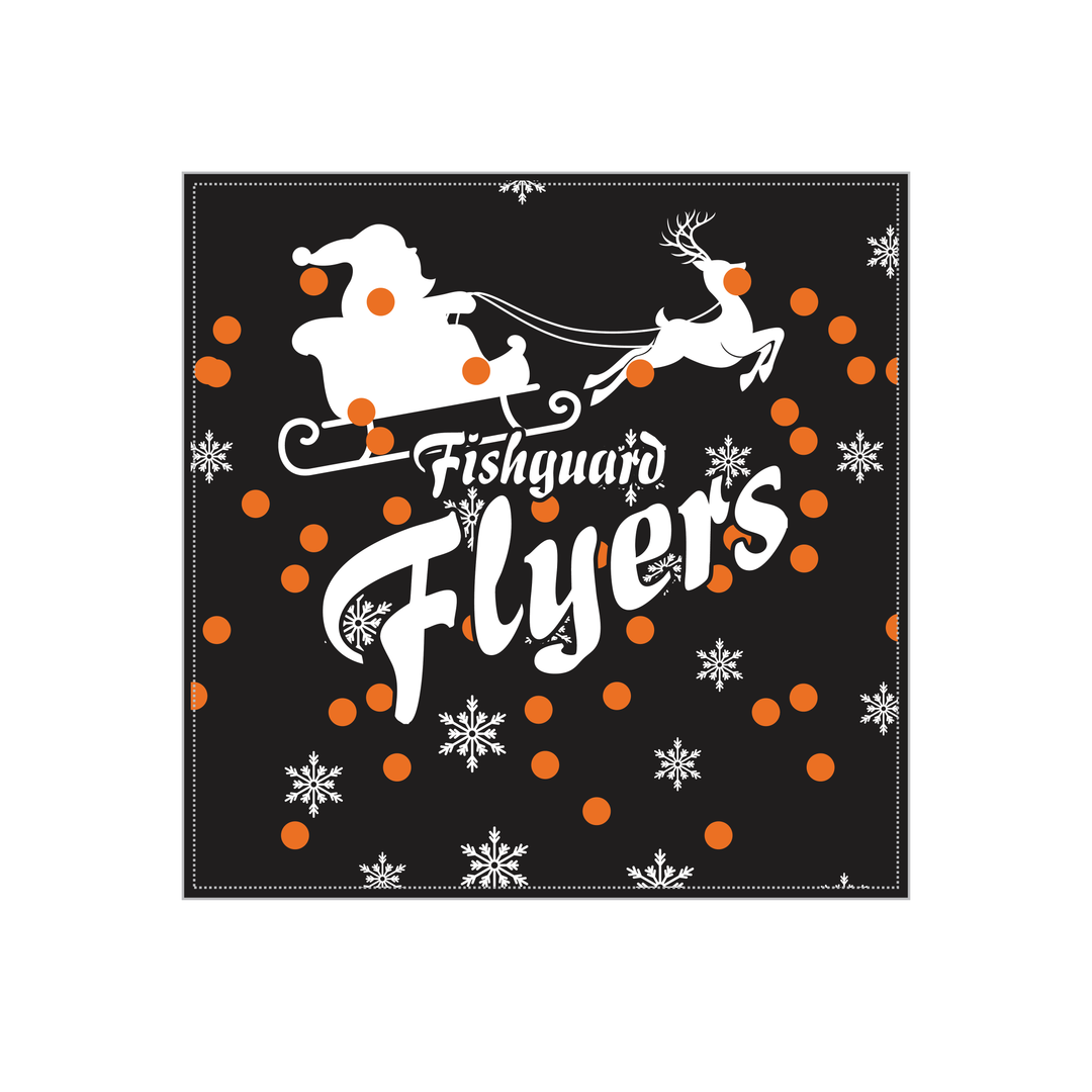 Fishguard Flyers Christmas Cushion