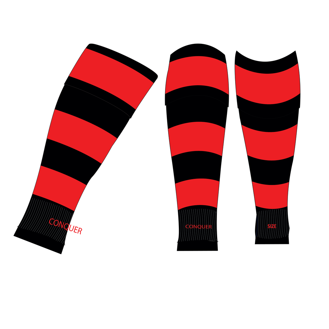 Bonymaen RFC Kids Footless Rugby Socks