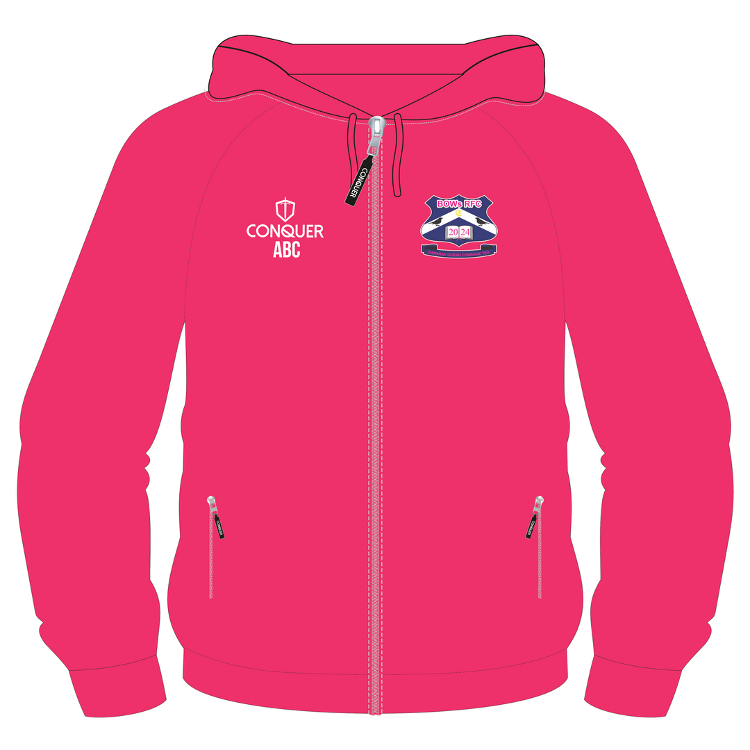 Trebanos Bows RFC FZ Pink Fleece Hoodie
