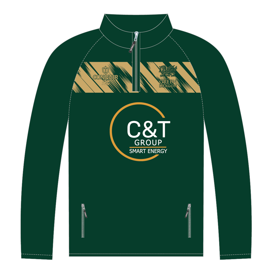 Green Dragon Darts 1/4 Zip Midlayer