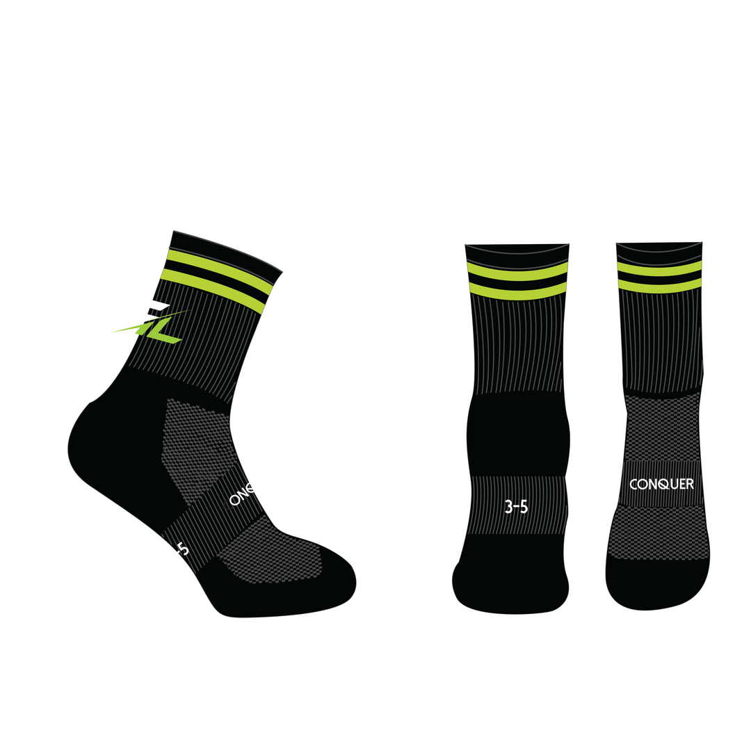 Gainline Rugby CREW Socks - Black
