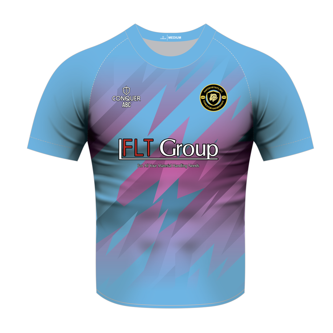 Hafodyrynys RFC Sublimated T-Shirt - BLUE AND PINK