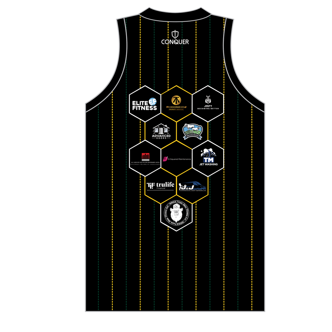 Hafodyrynys RFC Sublimated Basketball Vest - Striped