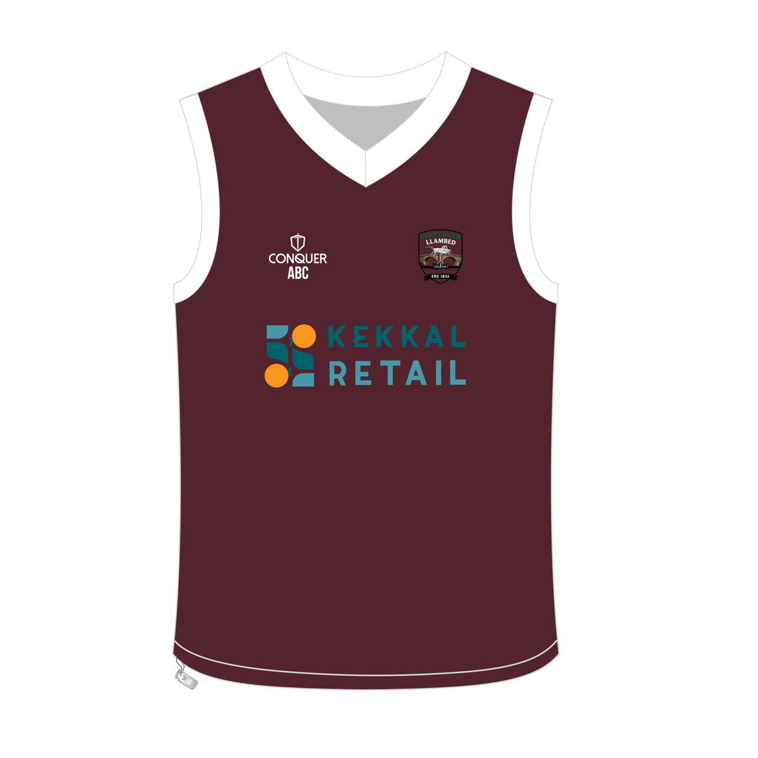 Clwb Criced Llambed Sublimated Sleeveless Cricket Jumper