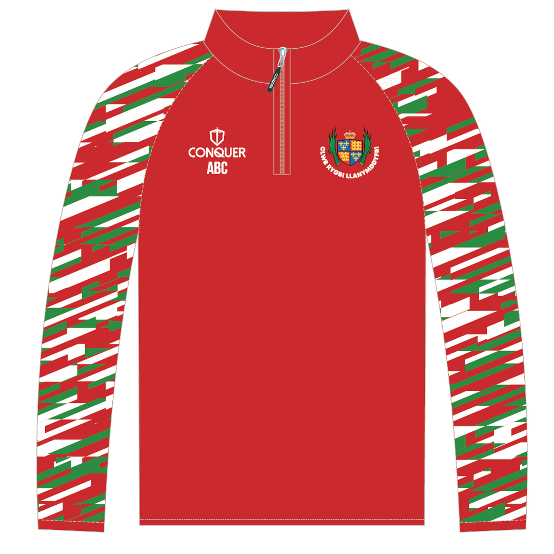 Llandovery RFC PRO Foamy 1/4 Zip Midlayer Kids