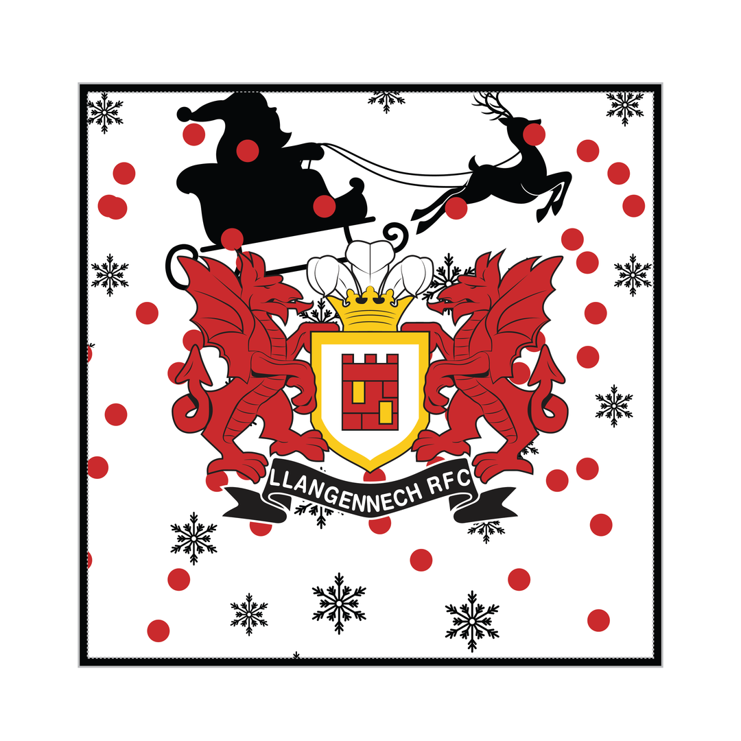 Llangennech RFC Christmas Cushion