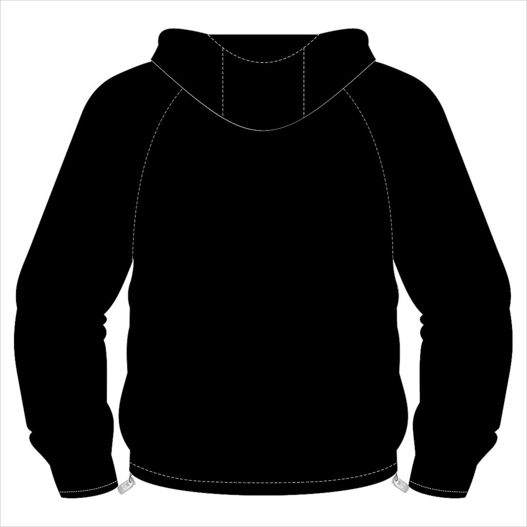 Llandovery RFC 1/4 Zip Hooded Windbreaker Kids