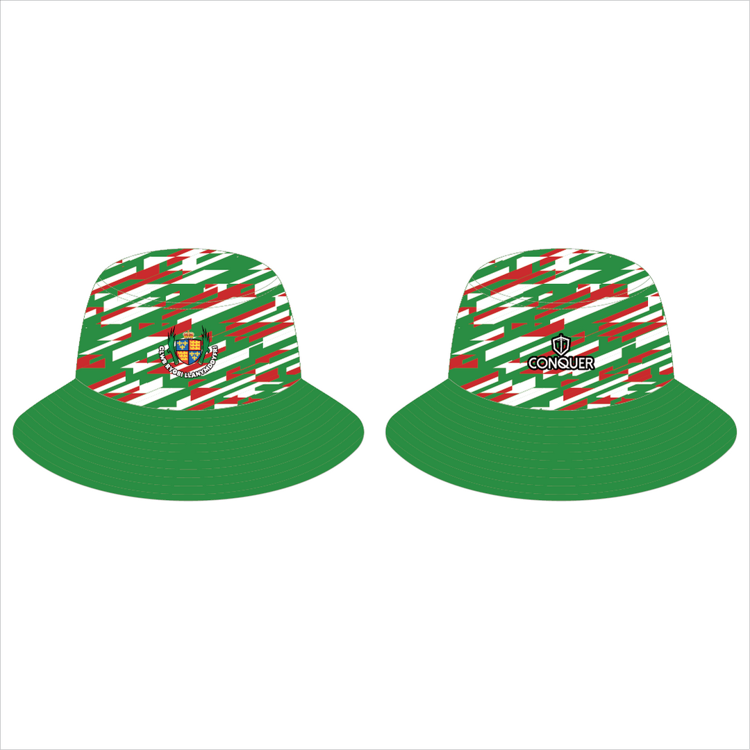 Llandovery RFC Reversible Bucket Hat KIDS - Red & Green