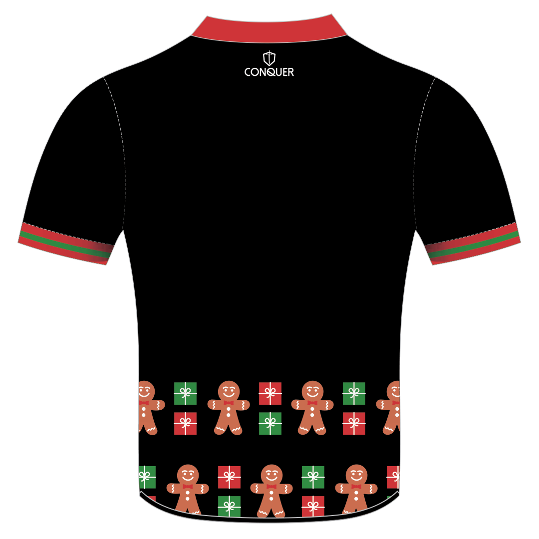 Llandybie RFC Sublimated Christmas T-Shirt KIDS - Gingerbread