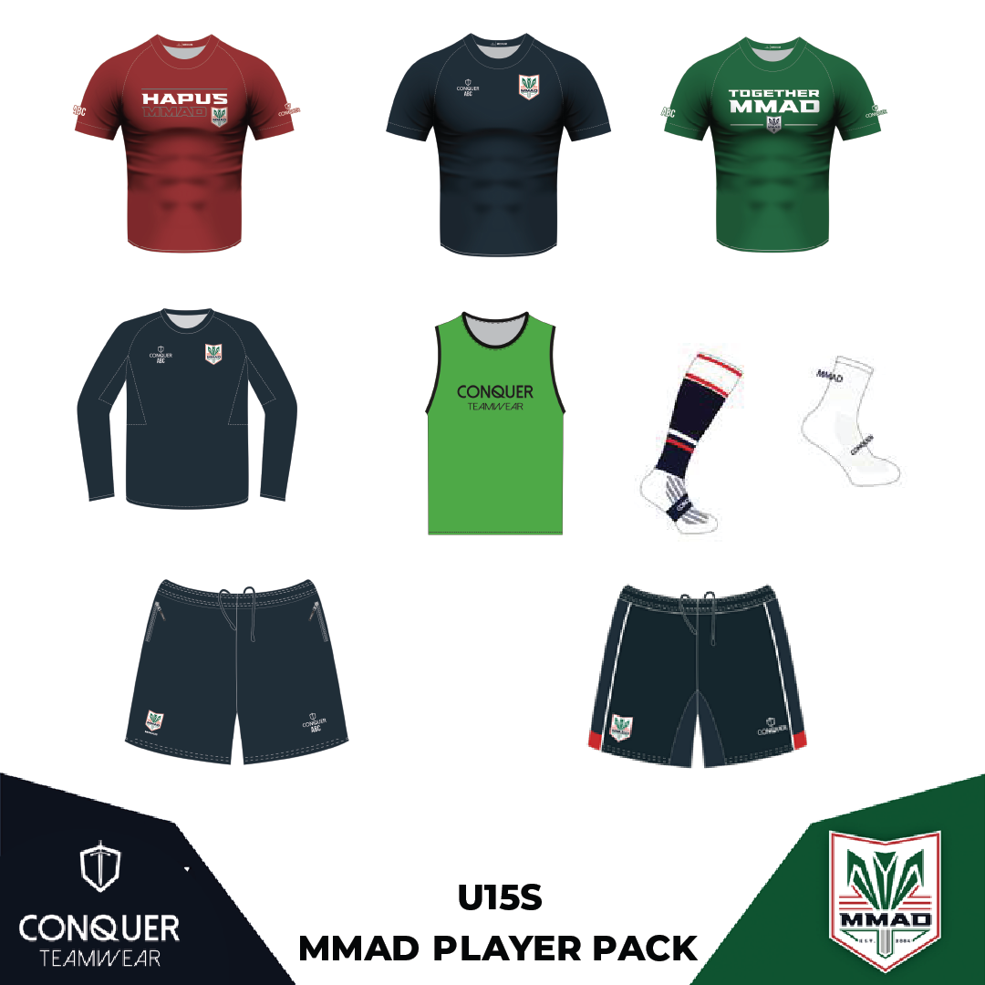MMAD U15s Player Pack (Adults Sizing)