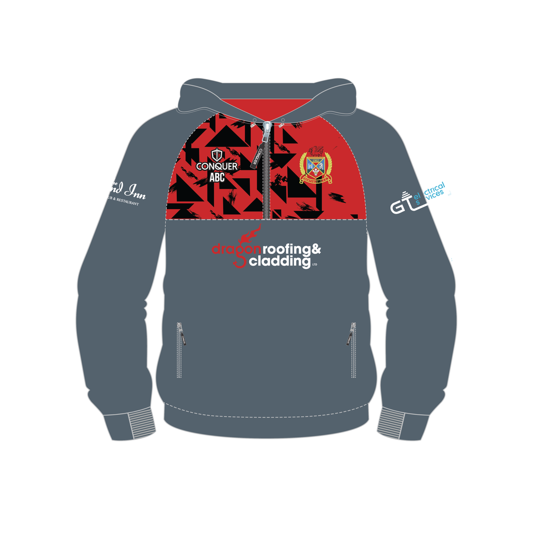 Nantyglo RFC 1/4 Zip Hoodie KIDS - Grey