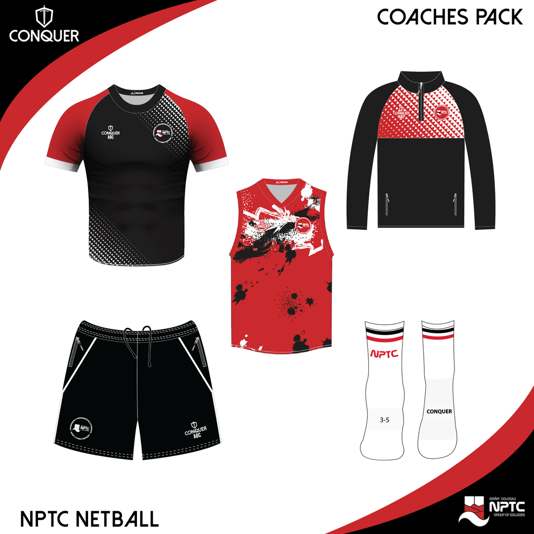 NPTC (Netball COACHES) PLAYER PACK  ADULT Sizes