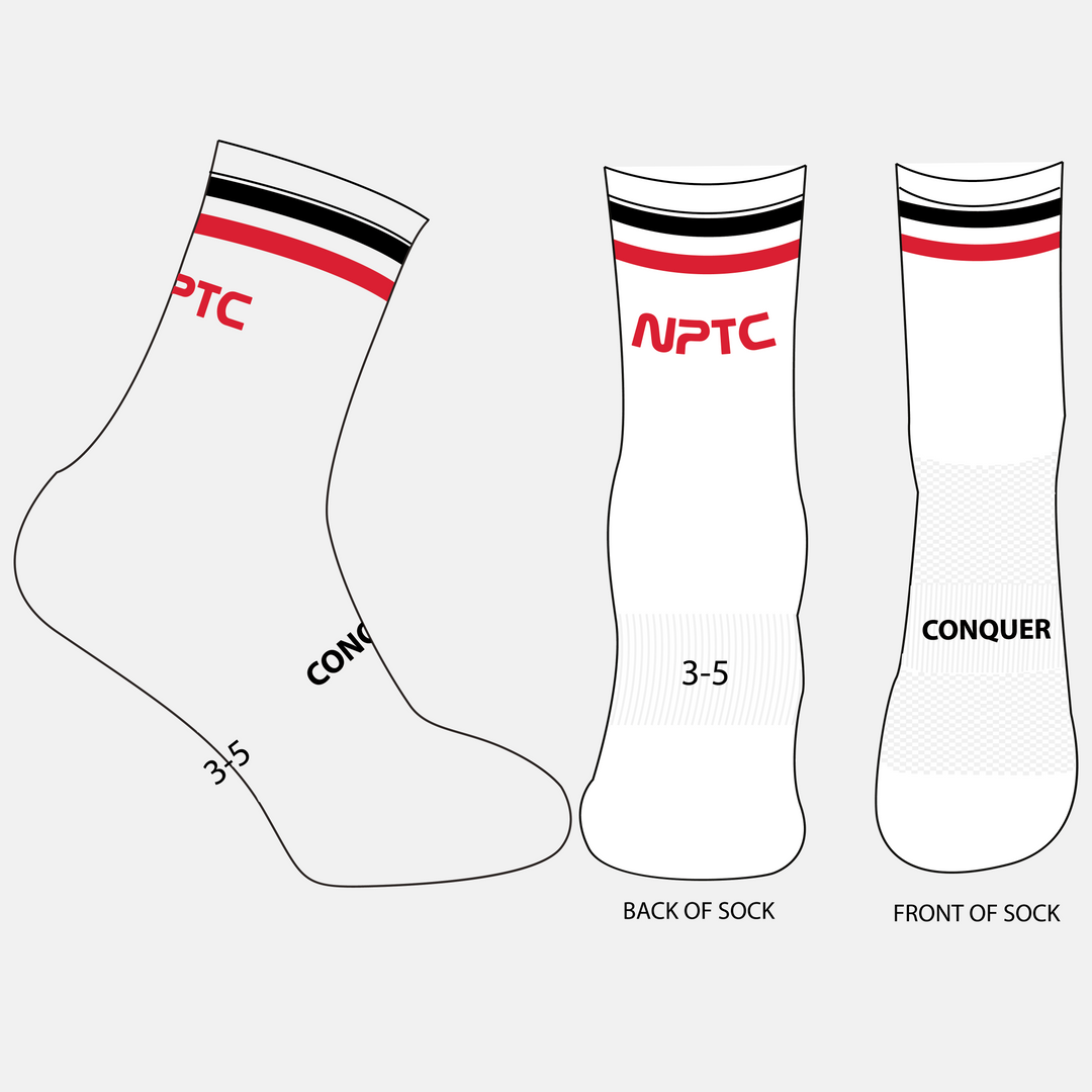 NPTC Netball Crew Socks