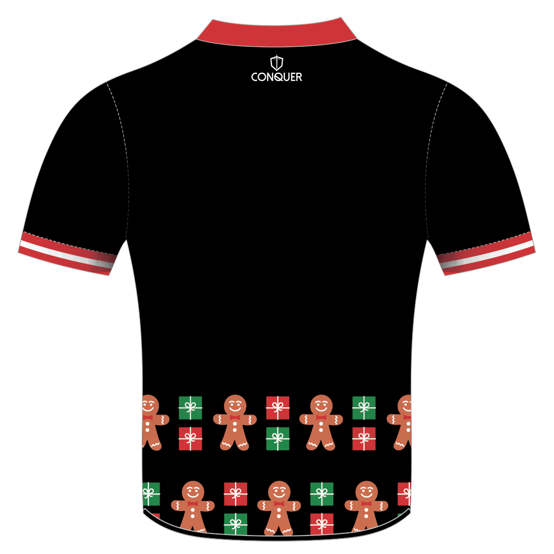 Nantyglo RFC Sublimated Christmas T-Shirt - Gingerbread