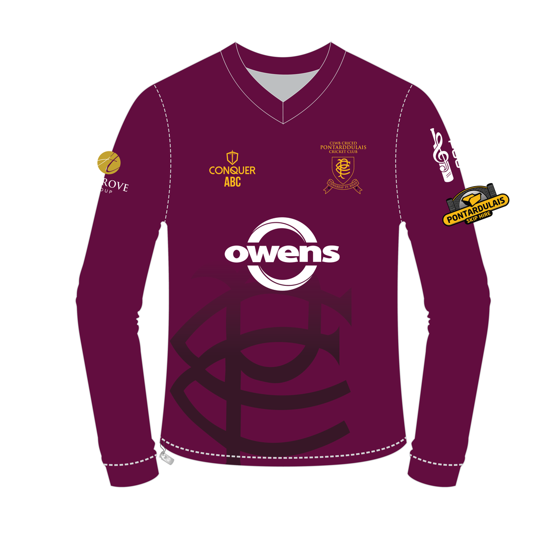 Pontarddulais Cricket Long Sleeve Cricket Jumper KIDS
