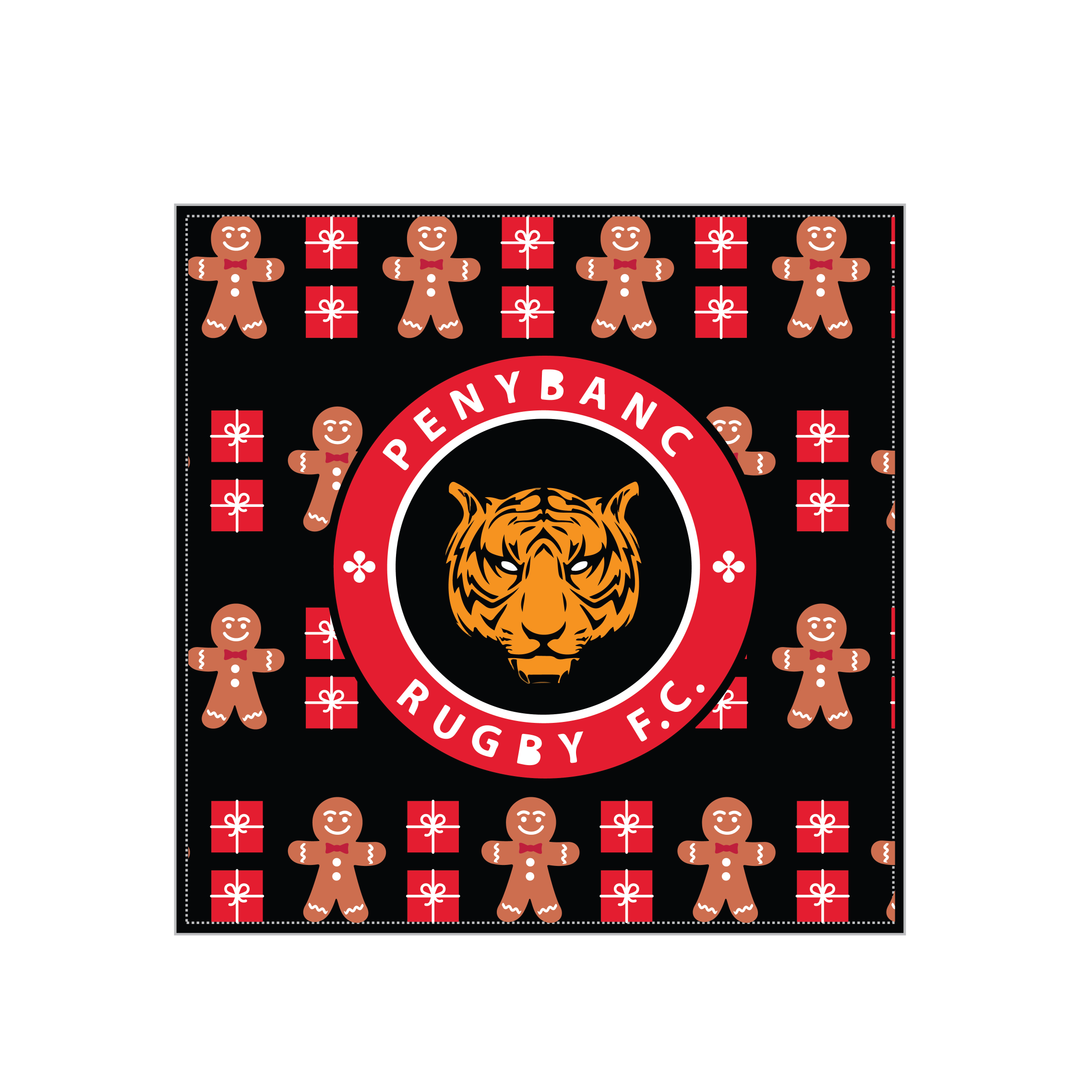 Penybanc RFC Christmas Cushion
