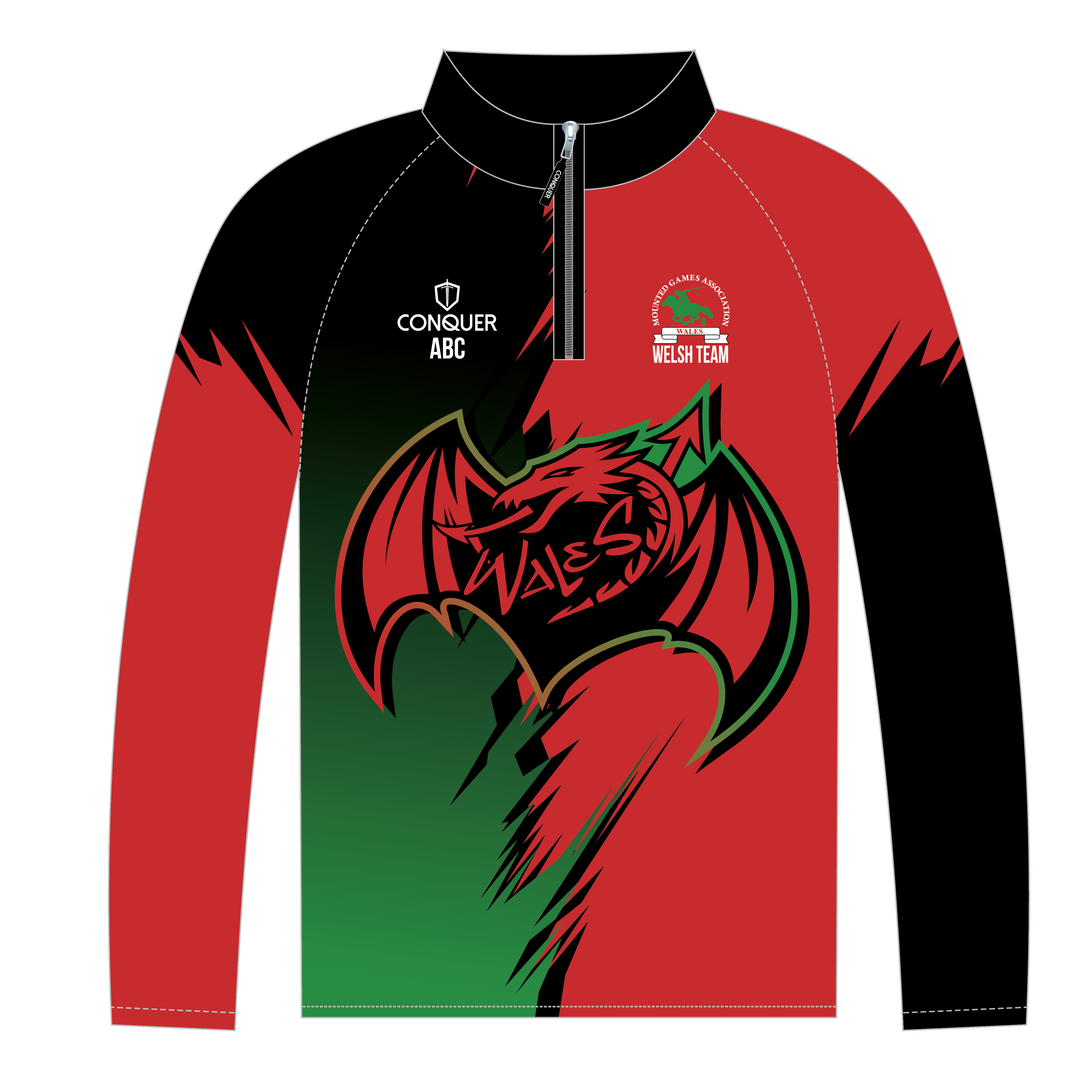 Mounted Games Wales PRO 1/4 Zip Midlayer