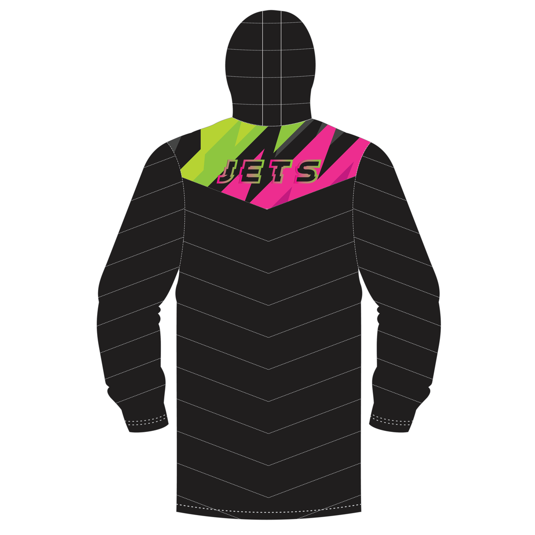 South Wales Jets Long Puffy Jacket