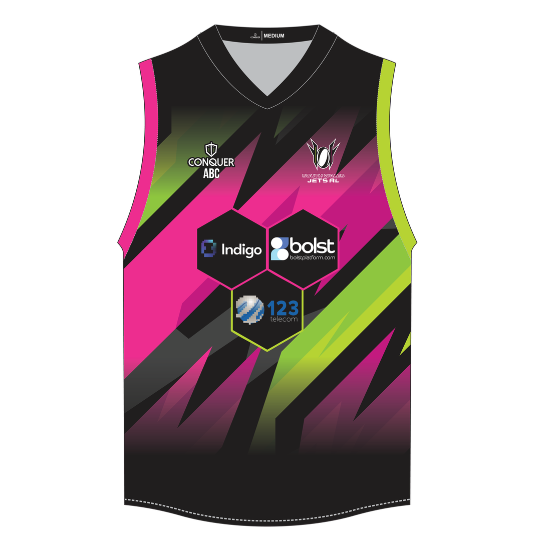 South Wales Jets Black Aussie Vest Kids