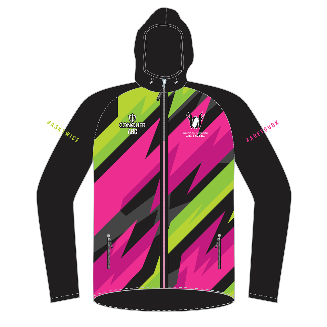 South Wales Jets FZ Body Patterned Light Running Jacket