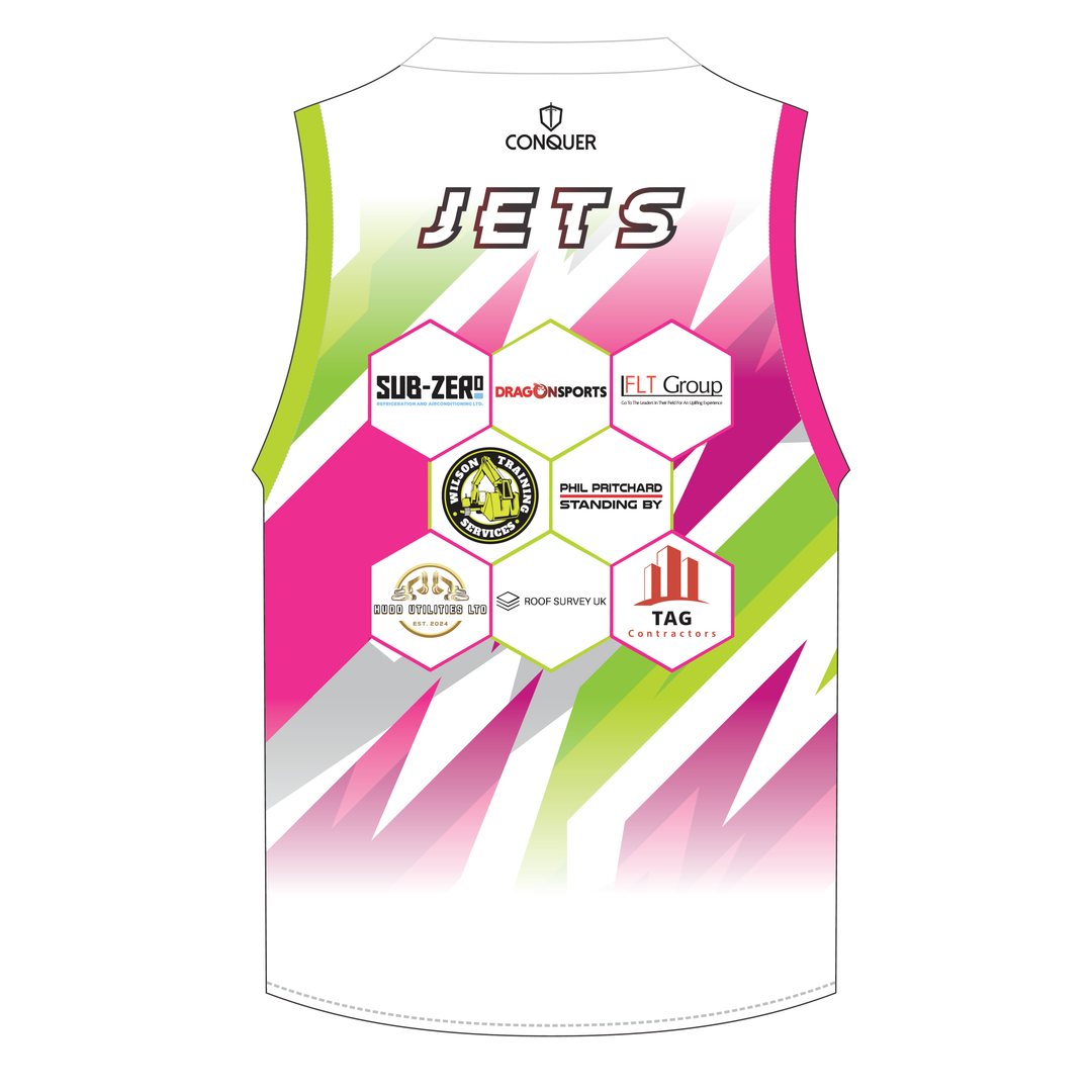 South Wales Jets White Sublimated Aussie Vest