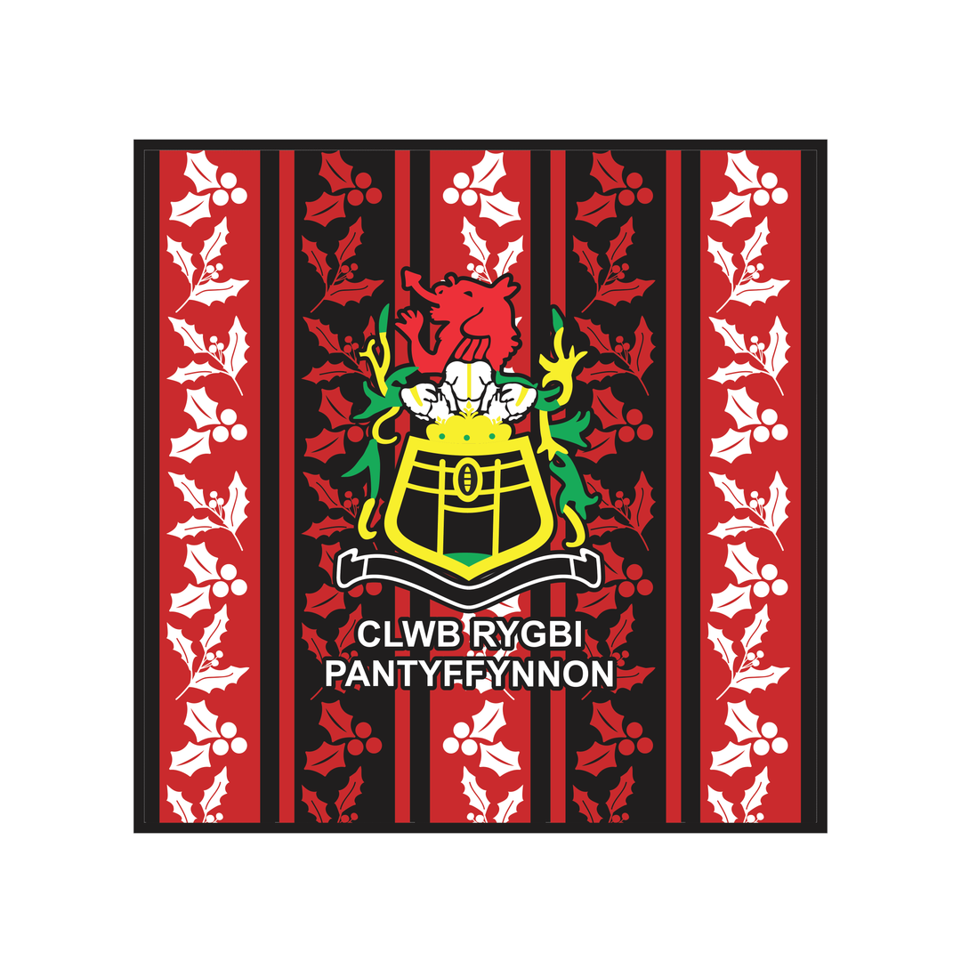 Pantyffynon RFC Christmas Cushion
