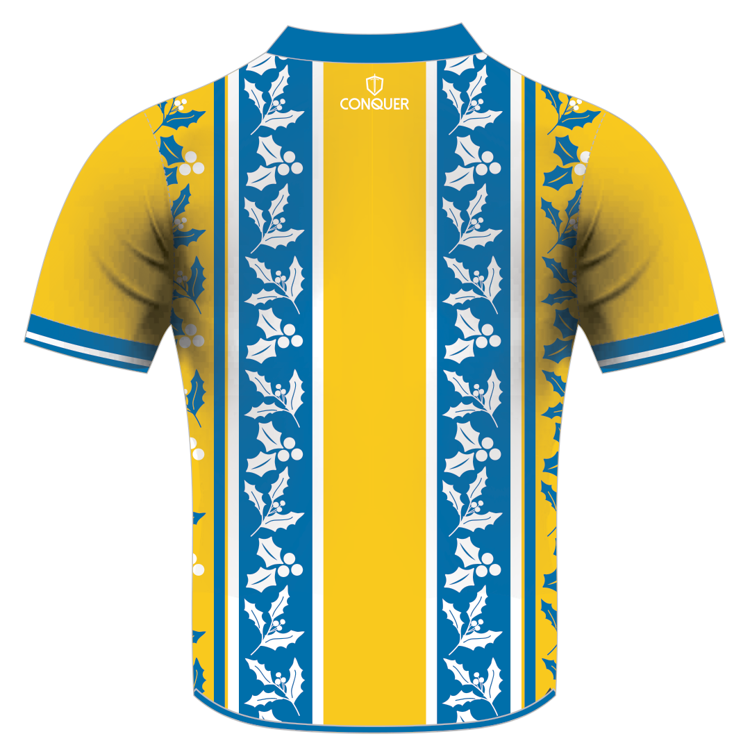 Penallta RFC Sublimated Christmas T-Shirt KIDS - Holly