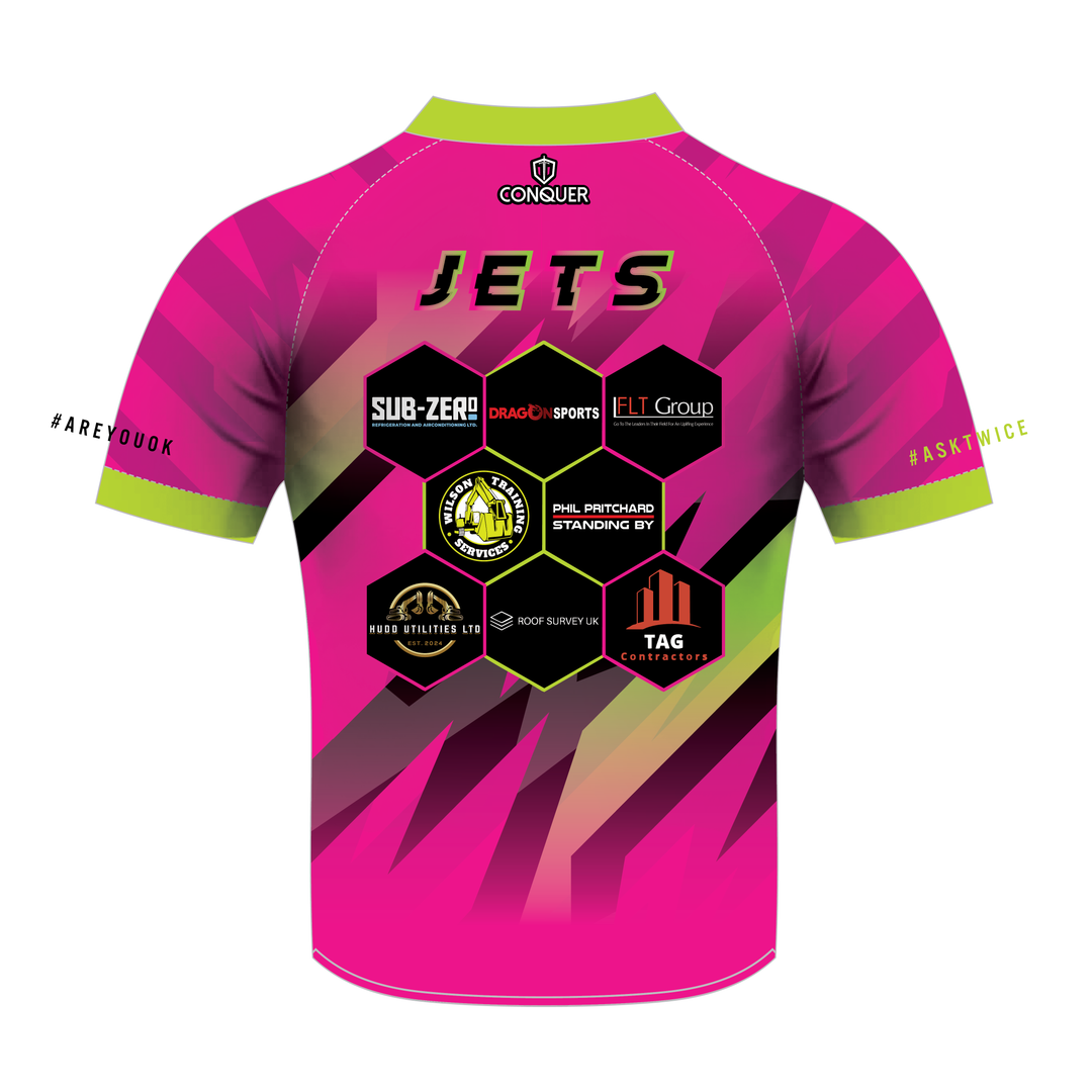 South Wales Jets Pink Sublimated T-Shirt