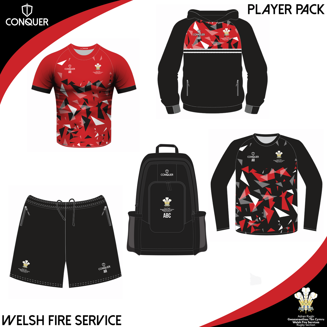 Welsh Fire Service Rugby Player Pack 1 Adults
