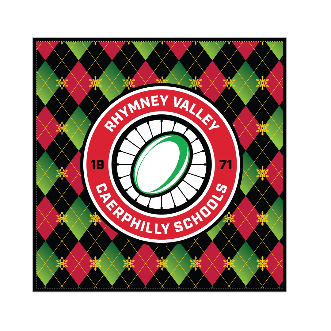 Rhymney Valley DISTRICT Christmas Cushion