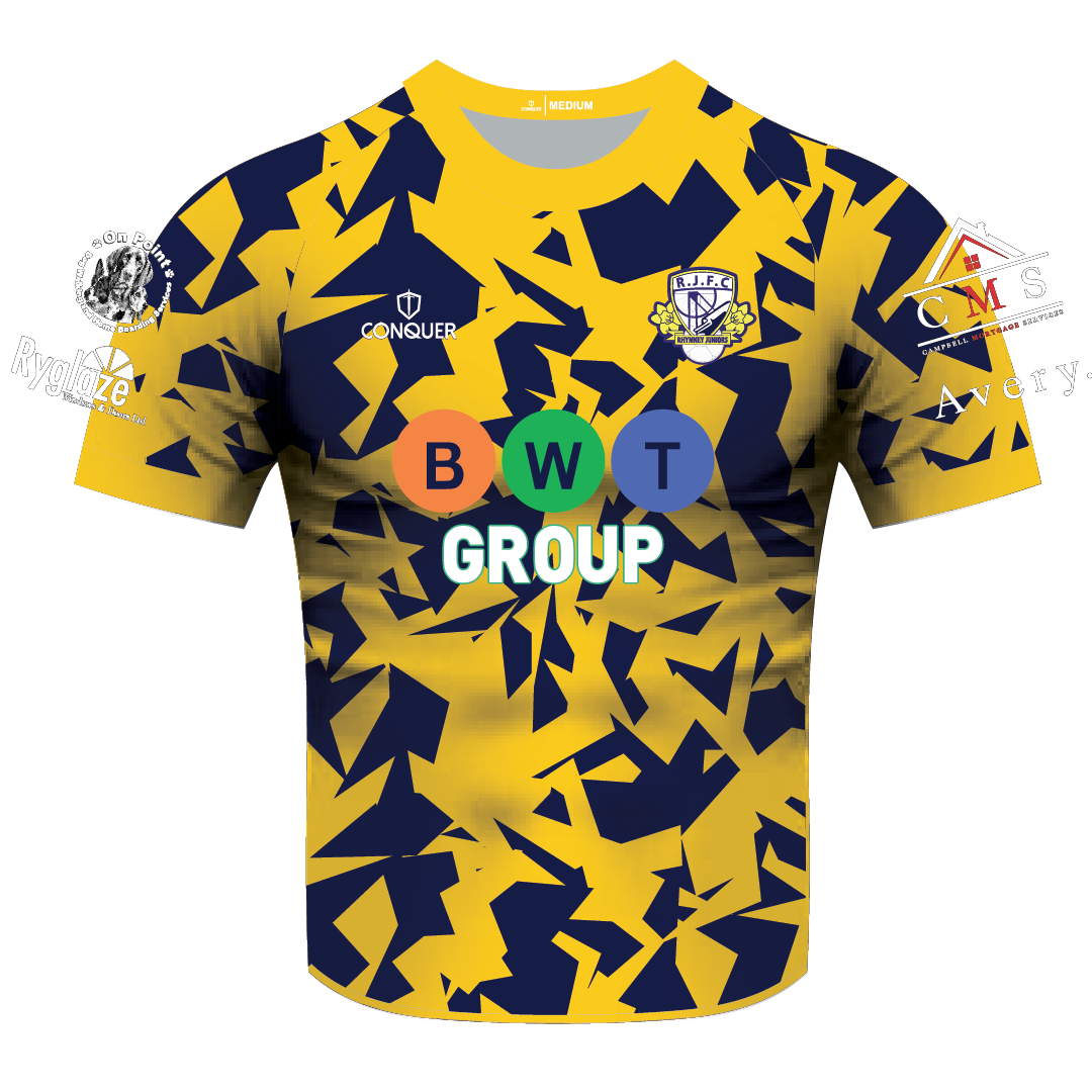 Rhymney JFC Sublimated Leisure T-Shirt KIDS (sponsors)