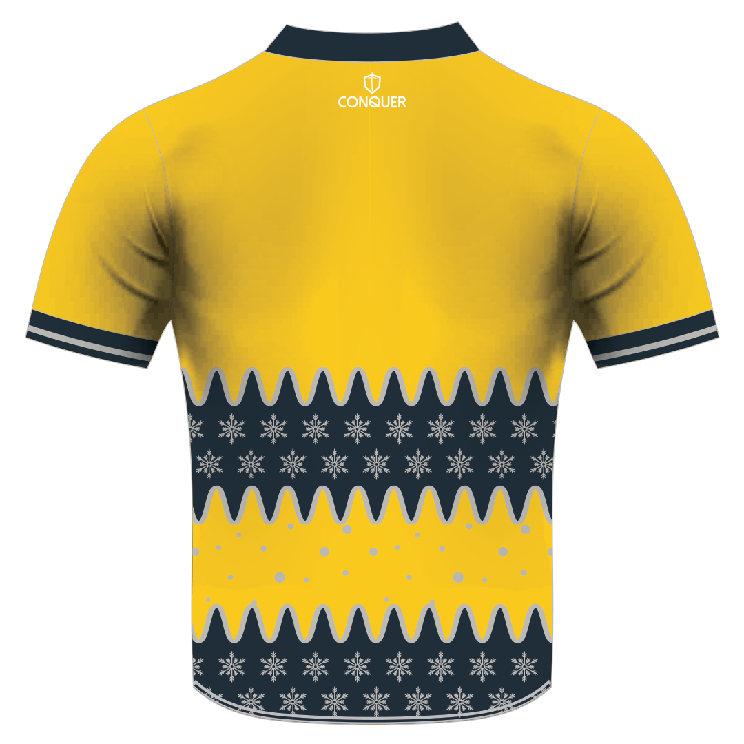 Rhymney JFC Sublimated Christmas T-Shirt KIDS - Snowflake