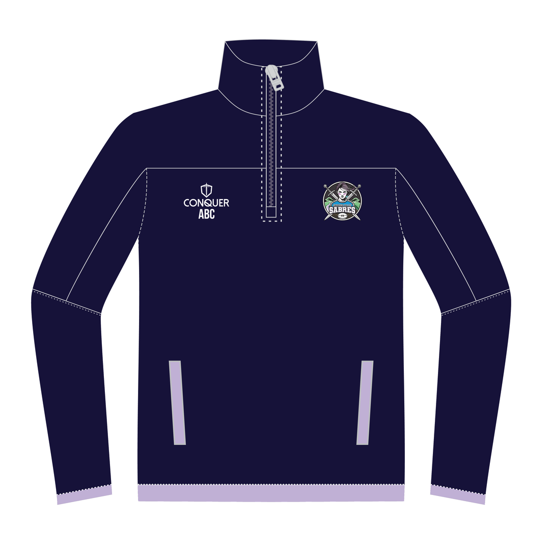 Swansea Valley Sabres 1/4 Zip Polar Fleece Midlayer