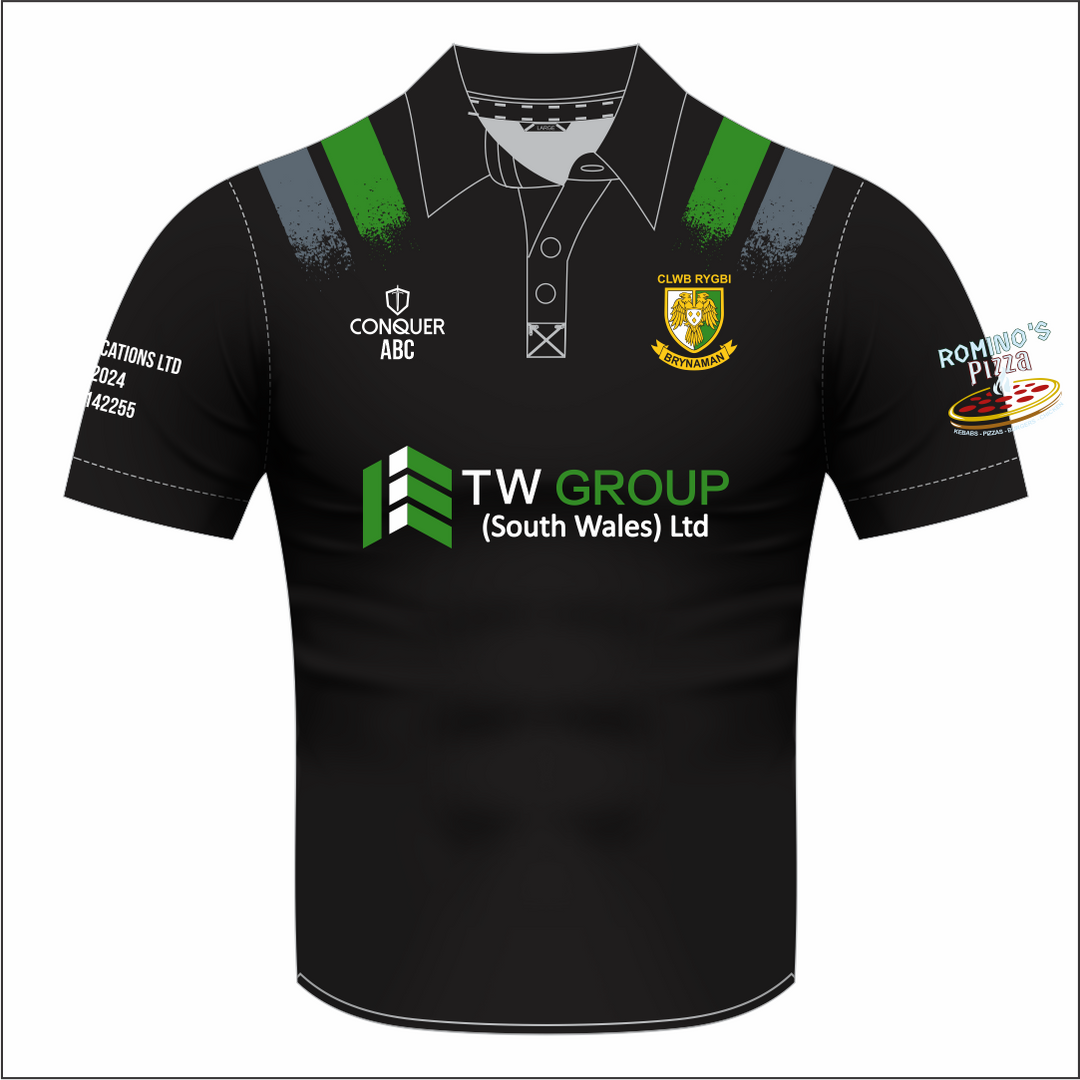 Brynamman RFC Seiniors Sublimated Polo Shirt Kids