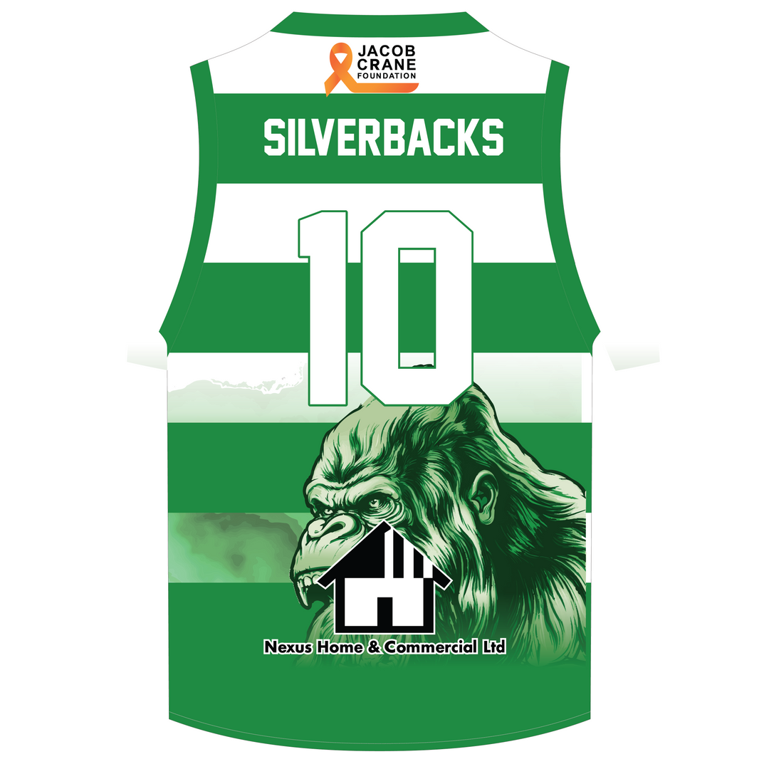 Morriston Silverbacks Sublimated Aussie Vest - PLAYNG KIT REPLICA AWAY