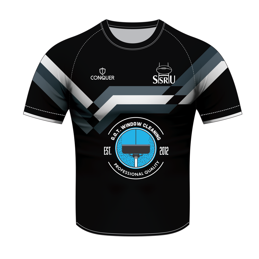 SSRU U16s (Blacks WEST) PRO Training Rugby Shirt KIDS