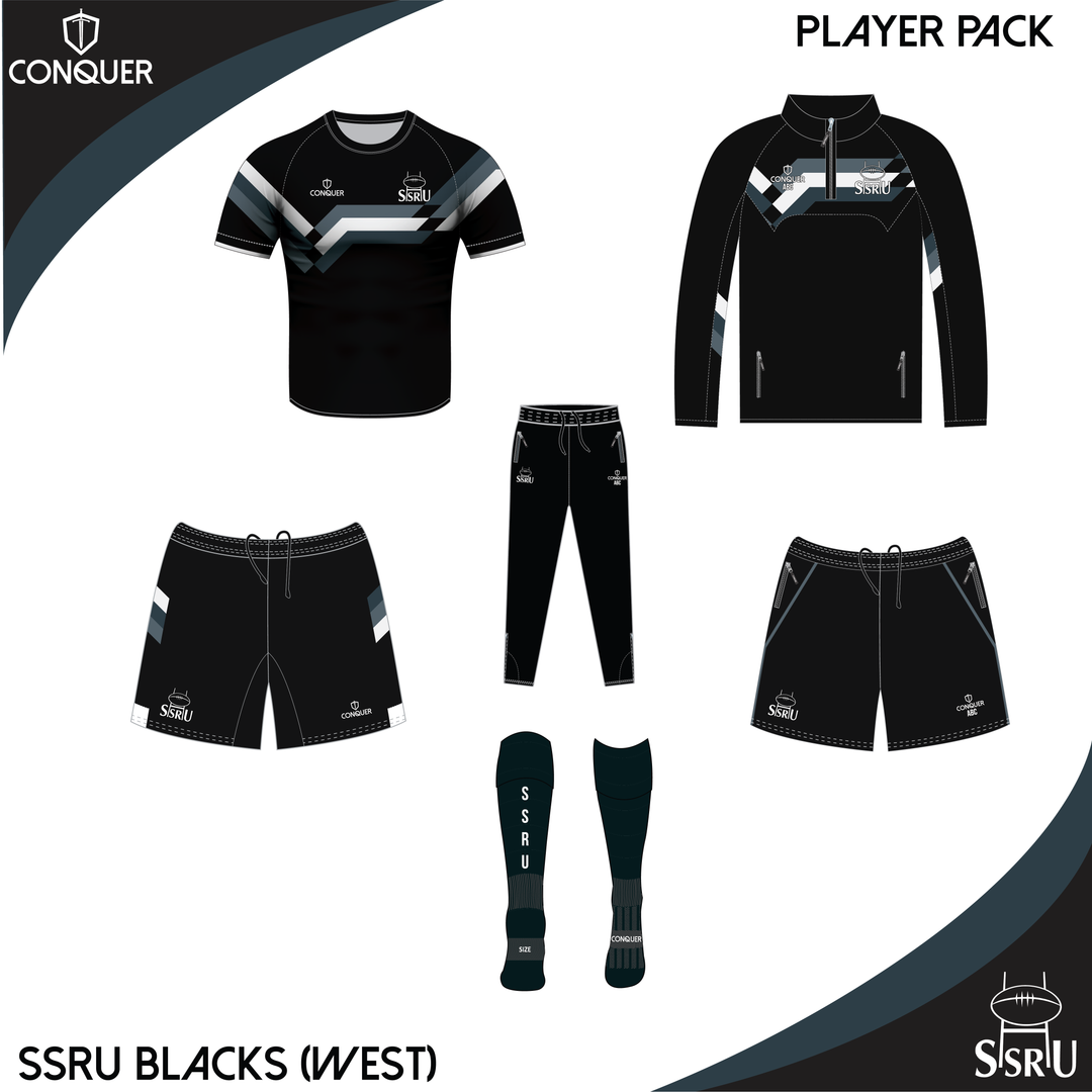 SSRU U16s (Blacks WEST) PLAYER PACK ADULT Sizes
