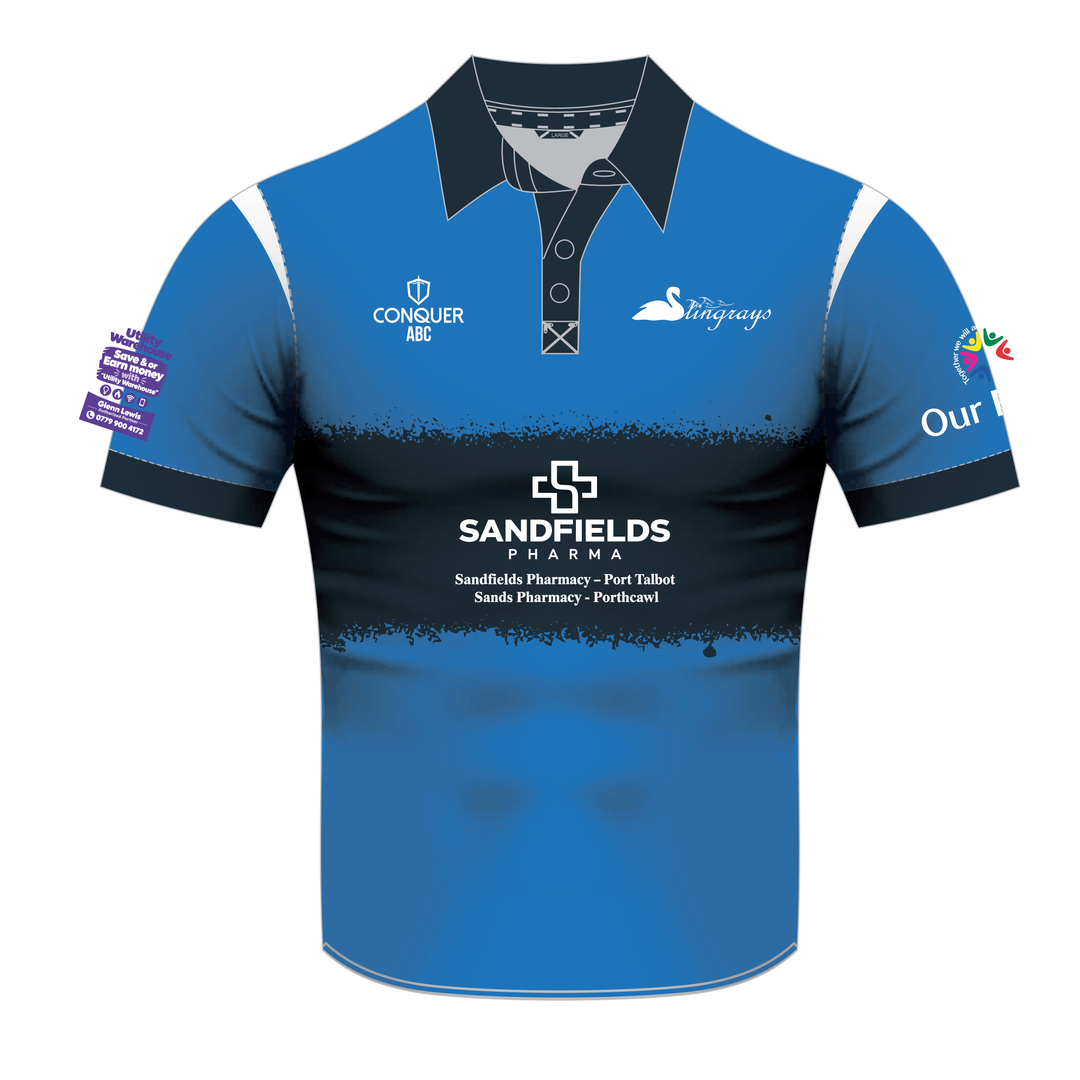 Swansea Stingrays Sublimated Polo Shirt KIDS