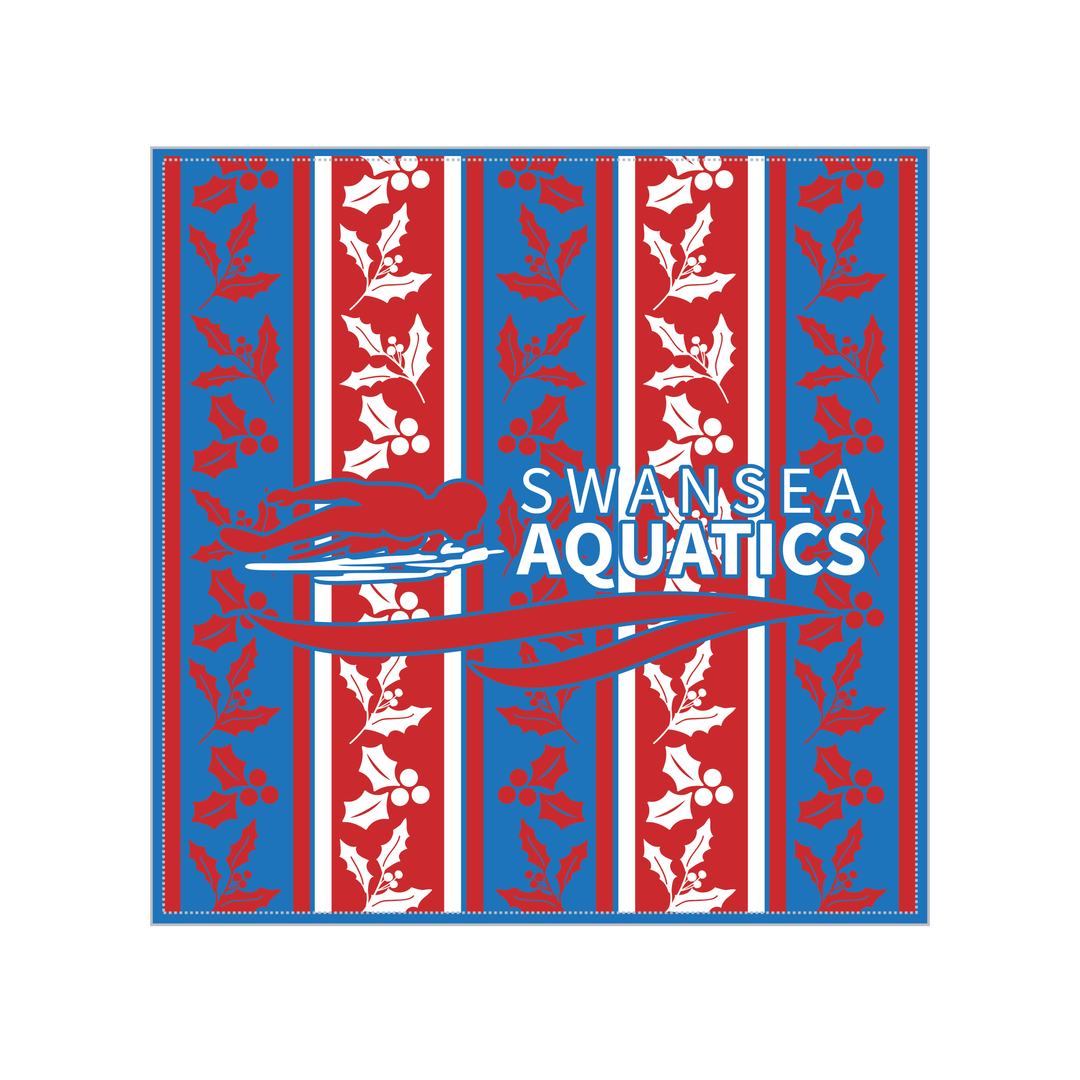 Swansea Aquatics Christmas Cushion