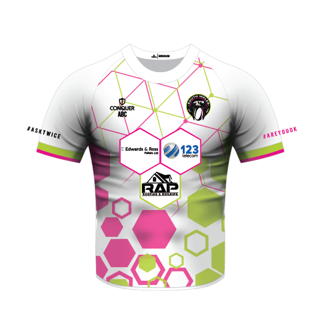 South Wales Jets Sublimated T-Shirt - White
