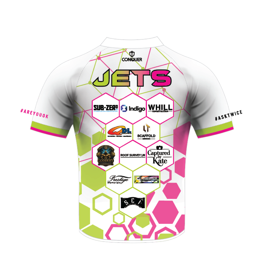 South Wales Jets Sublimated T-Shirt - White