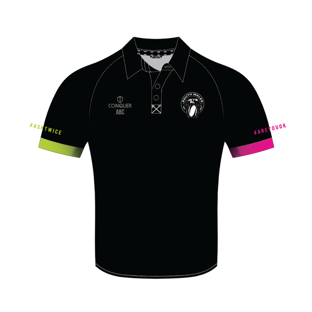 South Wales Jets Sublimated Polo Shirt KIDS