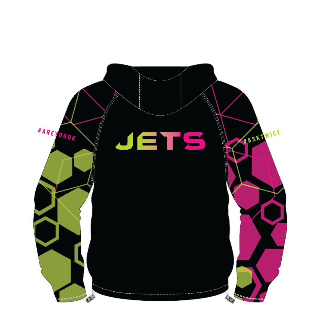 SWJ PRO Hooded Windbreaker - Black