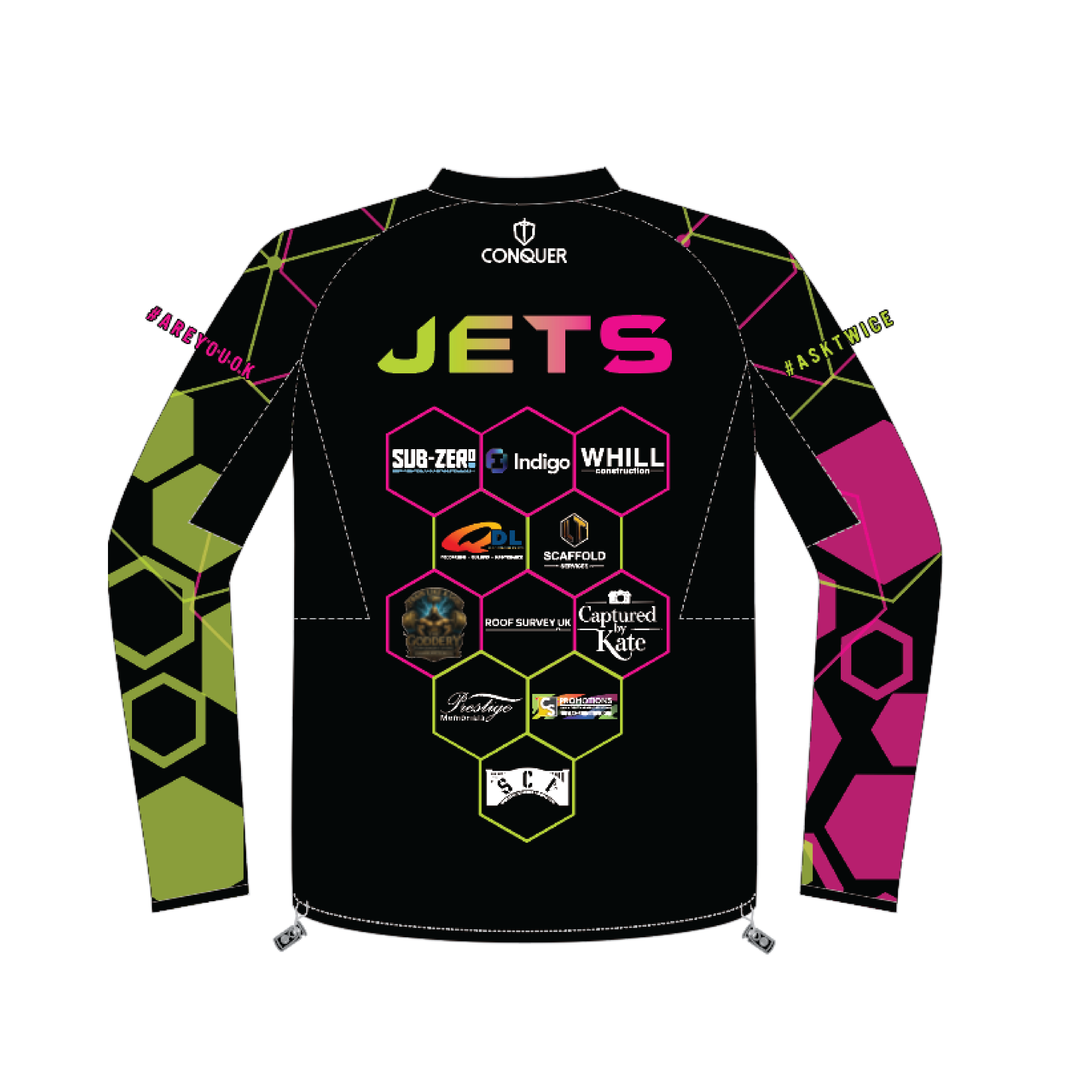 South Wales Jets PRO Windbreaker KIDS - Black
