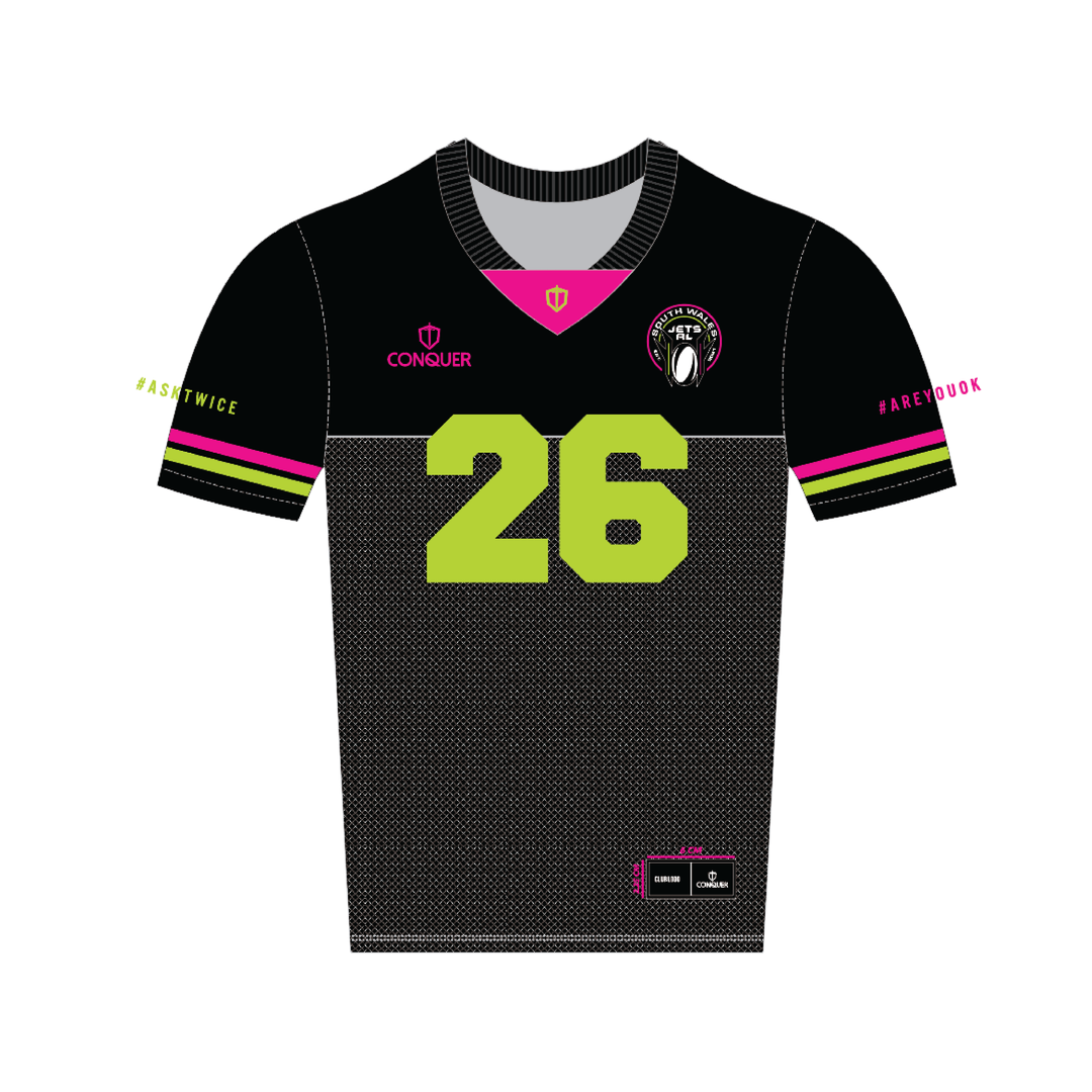 South Wales Jets American Football Jersey