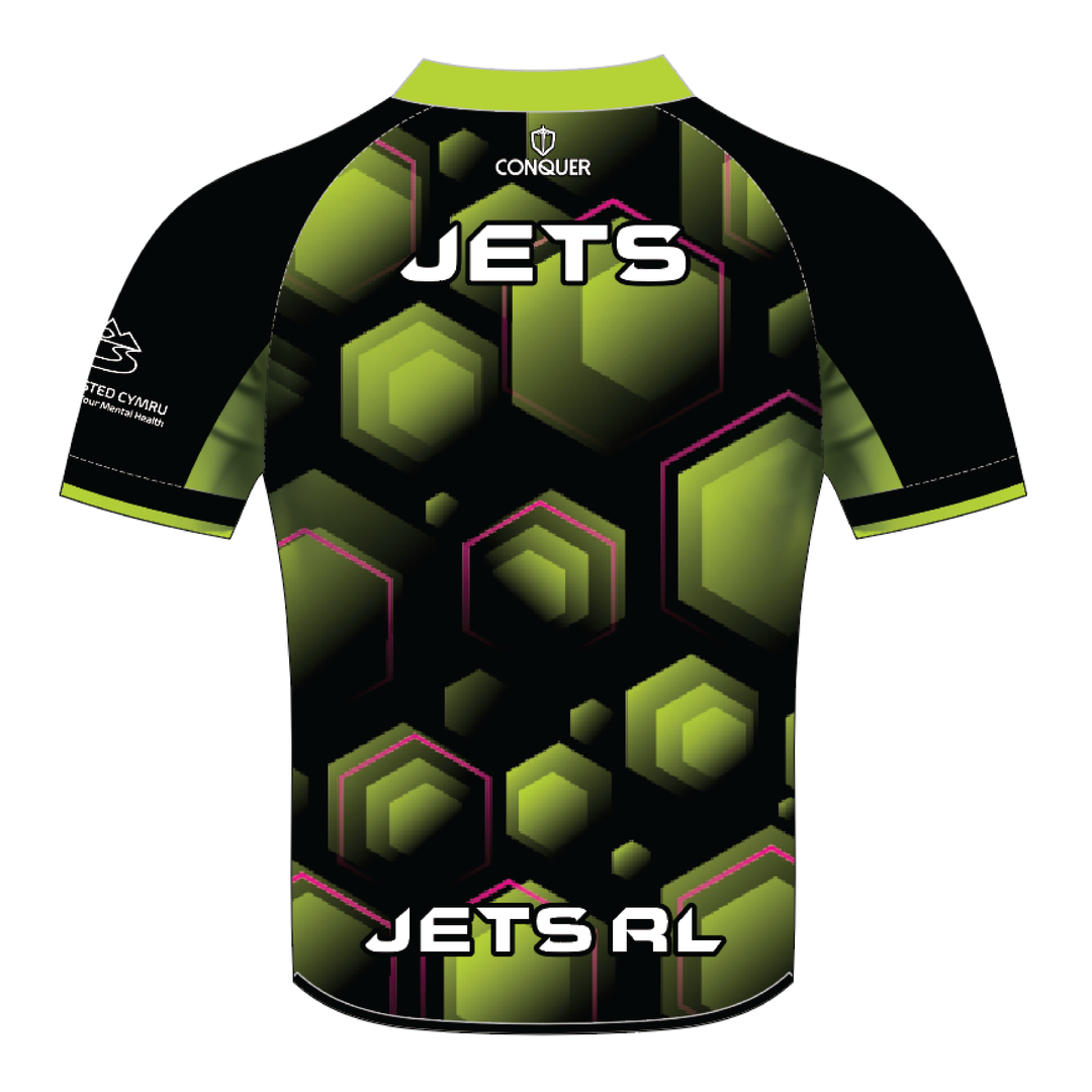 South Wales Jets Training PRO Fit Rugby Jersey - Green