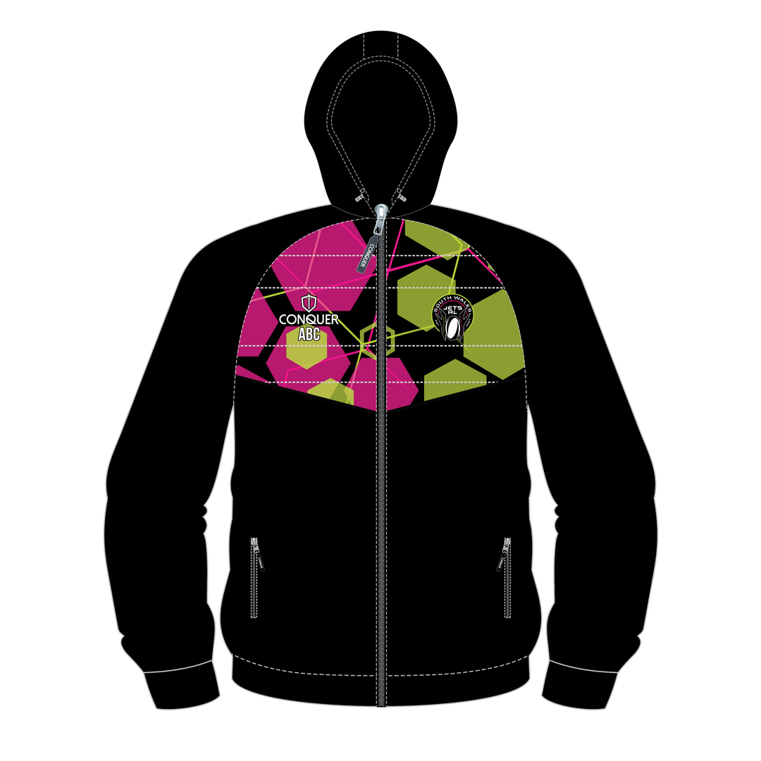 South Wales Jets Full Zip Hybrid Hoodie KIDS