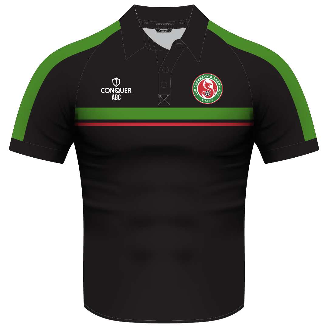 Caerbryn & Saron AFC Sublimated Polo Shirt Kids